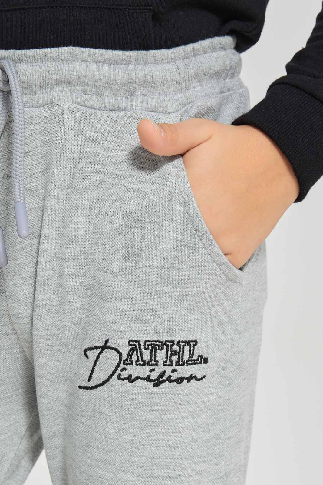 Redtag-Grey-Pique-Pant-BOY-Joggers,-Category:Joggers,-Colour:Grey,-Deals:New-In,-Dept:Boys,-Filter:Boys-(2-to-8-Yrs),-New-In-BOY-APL,-Non-Sale,-Section:Boys-(0-to-14Yrs),-TBL,-W22A-Boys-2 to 8 Years
