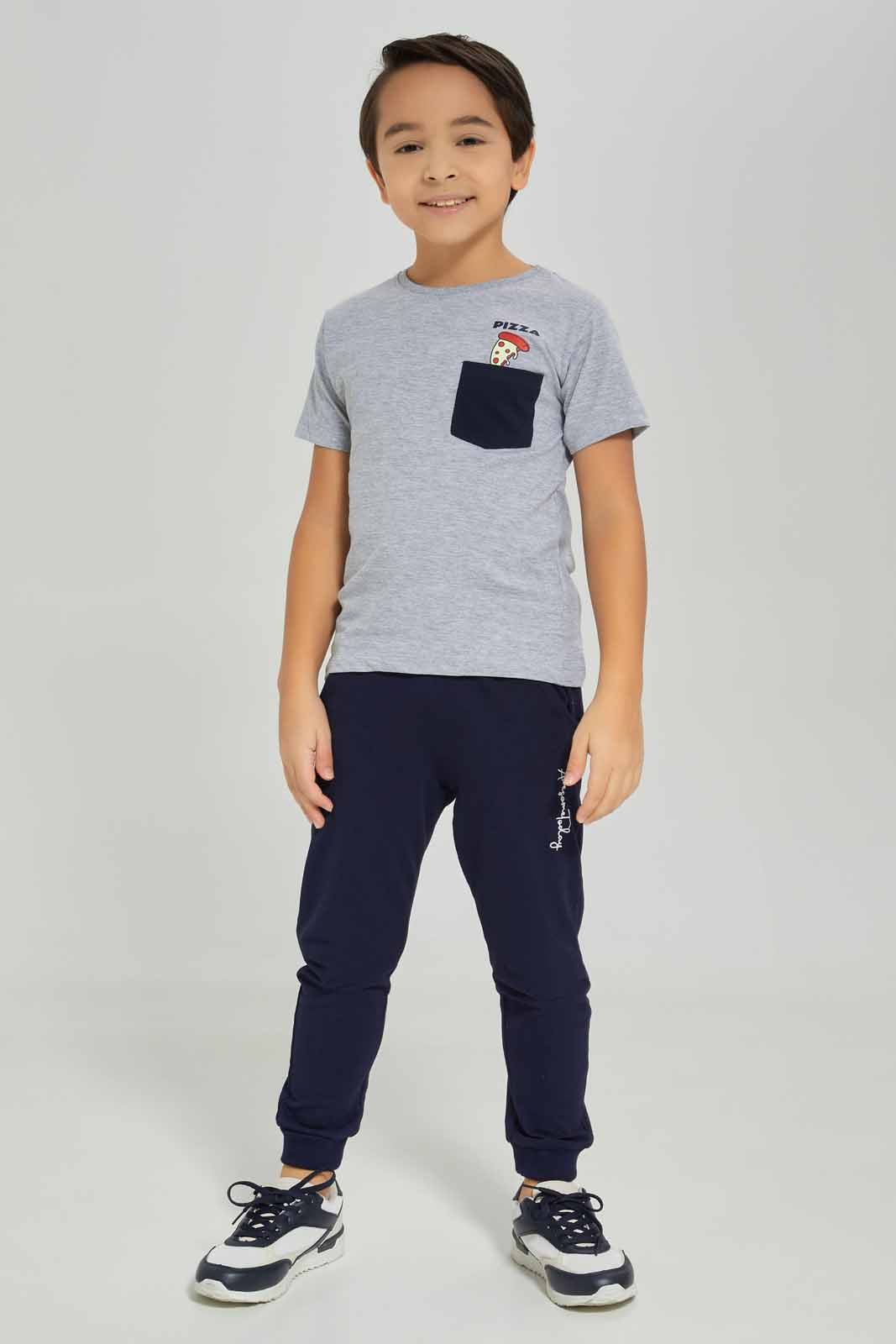 Redtag-Navy-Pique-Pant-BOY-Joggers,-Category:Joggers,-Colour:Navy,-Deals:New-In,-Dept:Boys,-Filter:Boys-(2-to-8-Yrs),-New-In-BOY-APL,-Non-Sale,-Section:Boys-(0-to-14Yrs),-TBL,-W22A-Boys-2 to 8 Years