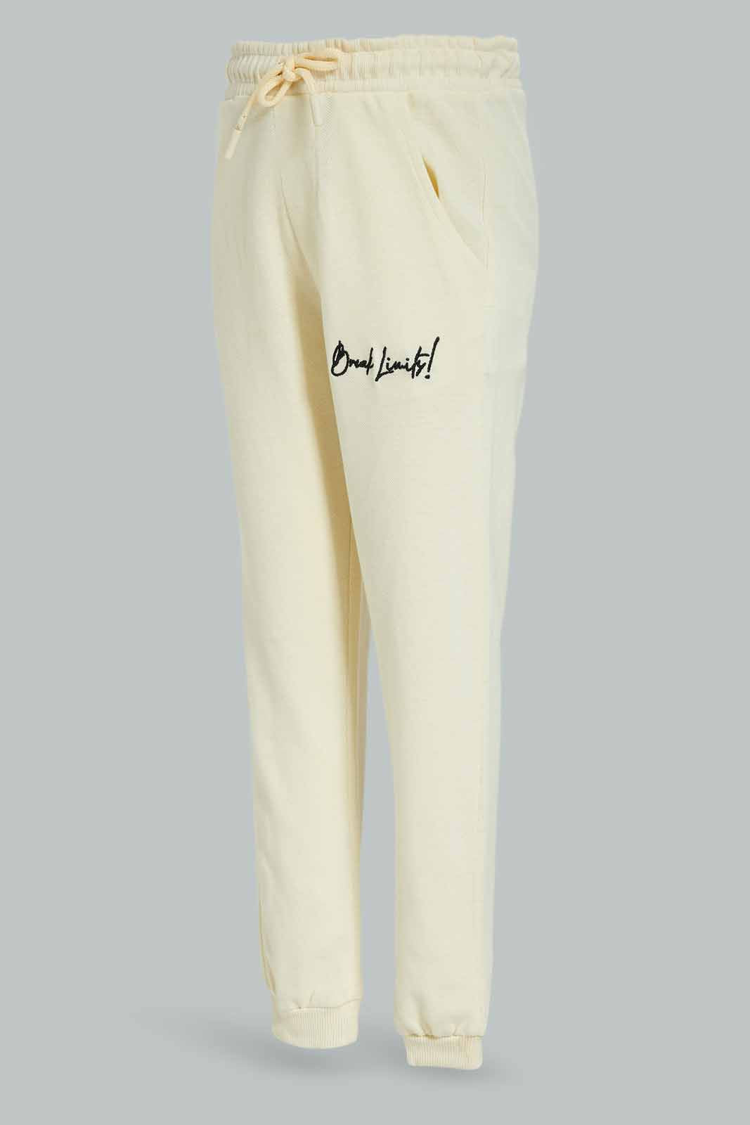 Redtag-Cream-Pique-Pant-BOY-Joggers,-Category:Joggers,-Colour:Cream,-Deals:New-In,-Dept:Boys,-Filter:Boys-(2-to-8-Yrs),-New-In-BOY-APL,-Non-Sale,-Section:Boys-(0-to-14Yrs),-TBL,-W22A-Boys-2 to 8 Years