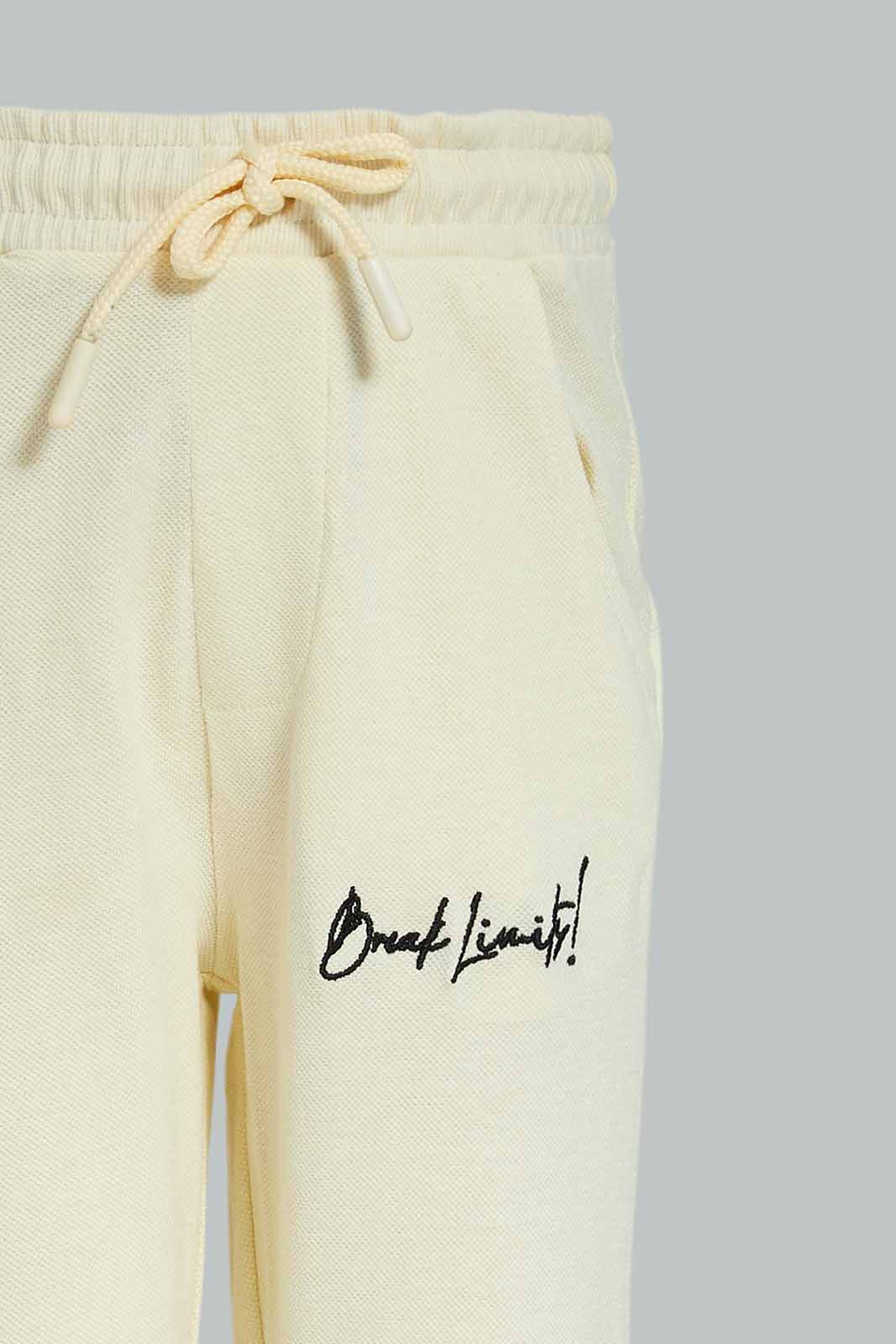 Redtag-Cream-Pique-Pant-BOY-Joggers,-Category:Joggers,-Colour:Cream,-Deals:New-In,-Dept:Boys,-Filter:Boys-(2-to-8-Yrs),-New-In-BOY-APL,-Non-Sale,-Section:Boys-(0-to-14Yrs),-TBL,-W22A-Boys-2 to 8 Years