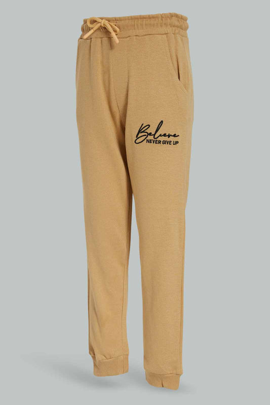 Redtag-Brown-Pique-Pant-BOY-Joggers,-Category:Joggers,-Colour:Brown,-Deals:New-In,-Dept:Boys,-Filter:Boys-(2-to-8-Yrs),-New-In-BOY-APL,-Non-Sale,-Section:Boys-(0-to-14Yrs),-TBL,-W22A-Boys-2 to 8 Years