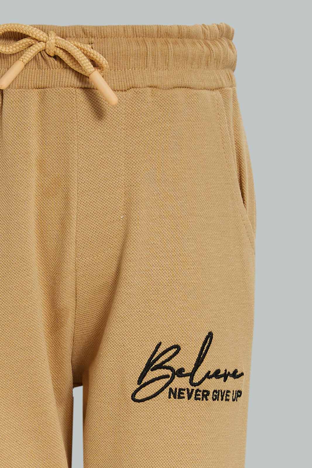 Redtag-Brown-Pique-Pant-BOY-Joggers,-Category:Joggers,-Colour:Brown,-Deals:New-In,-Dept:Boys,-Filter:Boys-(2-to-8-Yrs),-New-In-BOY-APL,-Non-Sale,-Section:Boys-(0-to-14Yrs),-TBL,-W22A-Boys-2 to 8 Years