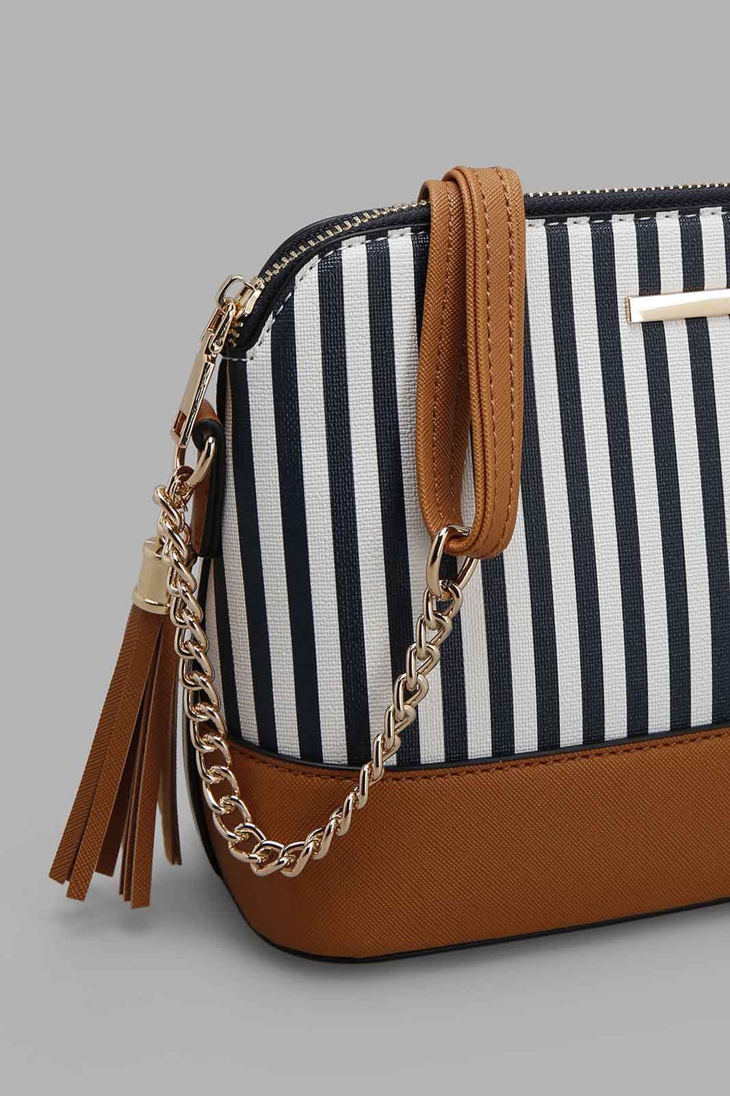 Redtag-Navy-And-White-Nautical-Stripes-Cross-Body-Bag-Category:Bags,-Colour:Assorted,-Filter:Women's-Accessories,-New-In,-New-In-Women-ACC,-Non-Sale,-Section:Women,-W22A,-Women-Bags-Women-