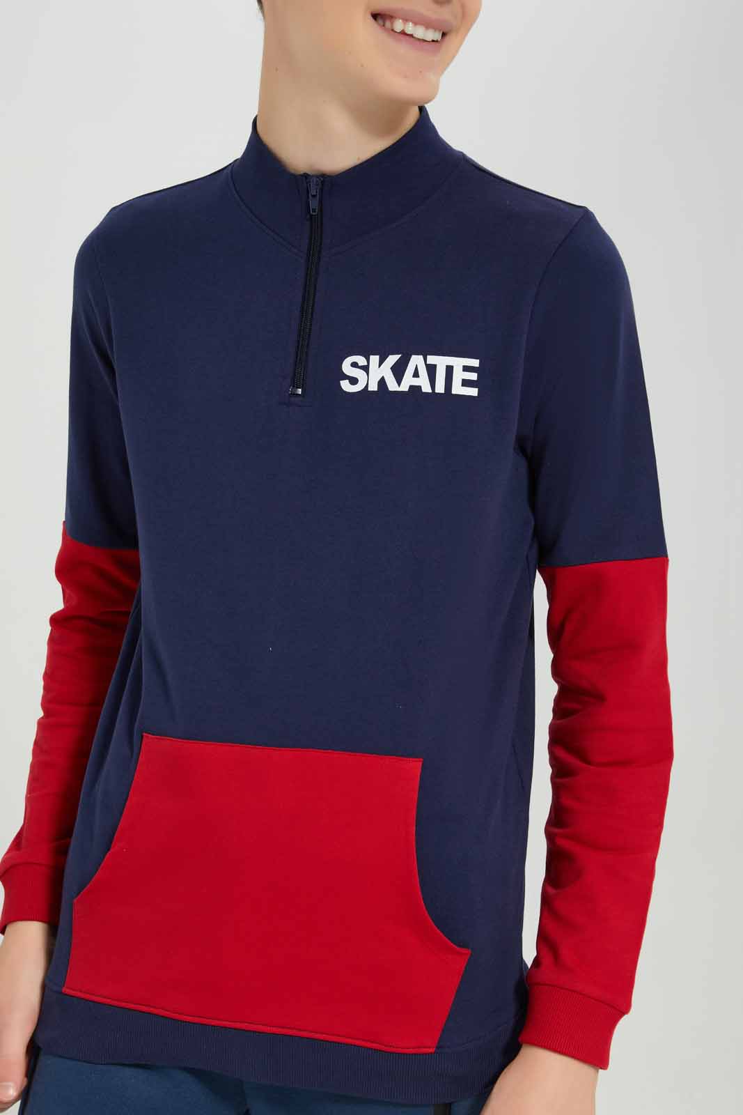 Redtag-Navy-Coordinated-Skate-sweatshirt-BSR-Sweatshirts,-Category:Sweatshirts,-Colour:Navy,-Deals:New-In,-Filter:Senior-Boys-(8-to-14-Yrs),-New-In-BSR-APL,-Non-Sale,-Section:Boys-(0-to-14Yrs),-TBL,-W22A-Senior-Boys-9 to 14 Years