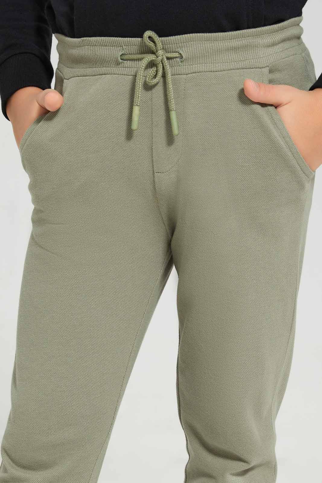 Redtag-Green-Pique-Jog-Pants-BOY-Joggers,-Category:Joggers,-Colour:Navy,-Deals:New-In,-Filter:Boys-(2-to-8-Yrs),-New-In-BOY-APL,-Non-Sale,-Section:Boys-(0-to-14Yrs),-W22A-Boys-2 to 8 Years