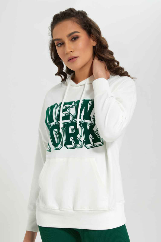 Redtag-White-Long-Sleeve-hoodie-sweatshirt-with-placement-print-Category:Sweatshirts,-Colour:White,-Deals:New-In,-Filter:Women's-Clothing,-New-In-Women-APL,-Non-Sale,-Section:Women,-W22A,-Women-Sweatshirts-Women's-
