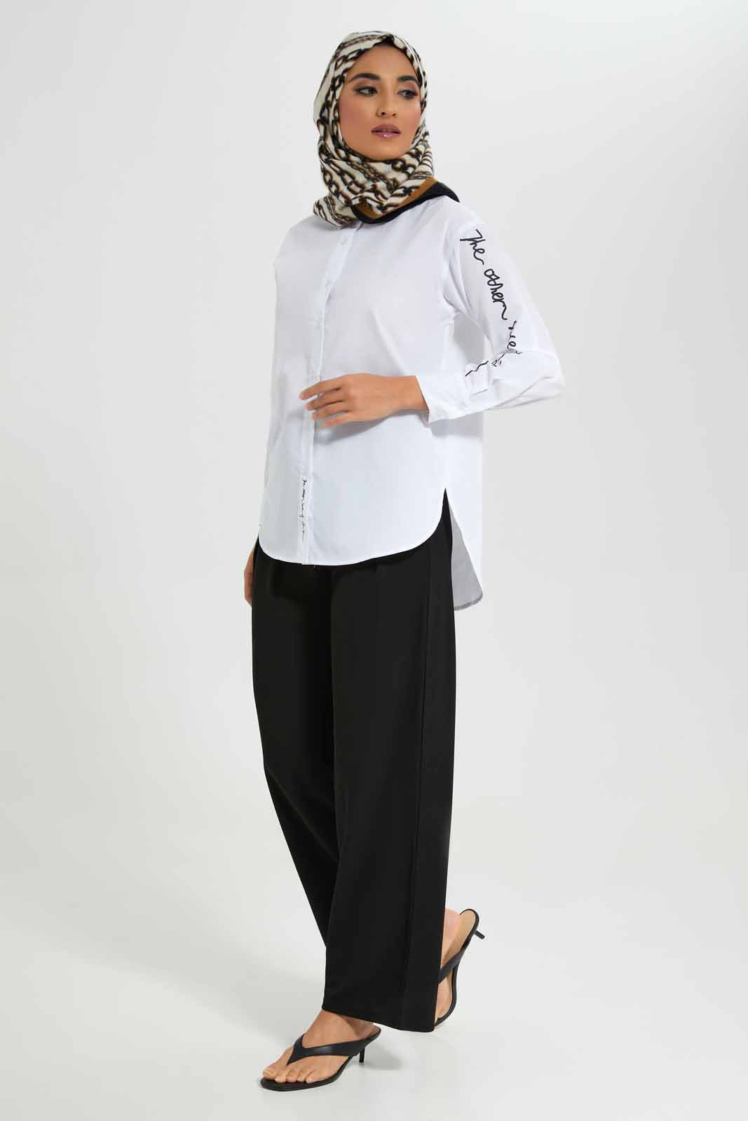Redtag-Cream-White-Leg-Elasticated-Waist-Front-Pleat-Detail-Pants-Category:Trousers,-Colour:Black,-Deals:New-In,-Filter:Women's-Clothing,-LMC,-New-In-Women-APL,-Non-Sale,-Section:Women,-W22A,-Women-Trousers--