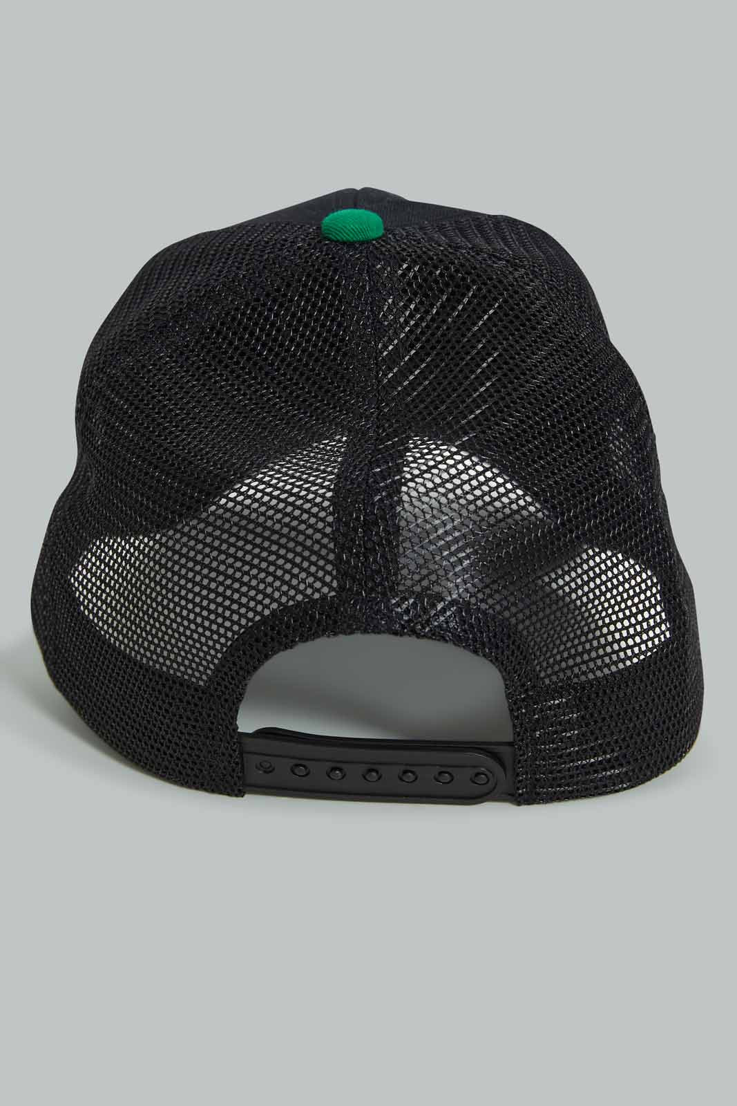 Redtag-Olive-Saudi-Football-Cap-Category:Caps-&-Hats,-Colour:Olive,-Filter:Men's-Accessories,-Men-Caps-&-Hats,-New-In,-New-In-Men-ACC,-Non-Sale,-Section:Men,-W22A-Men's-