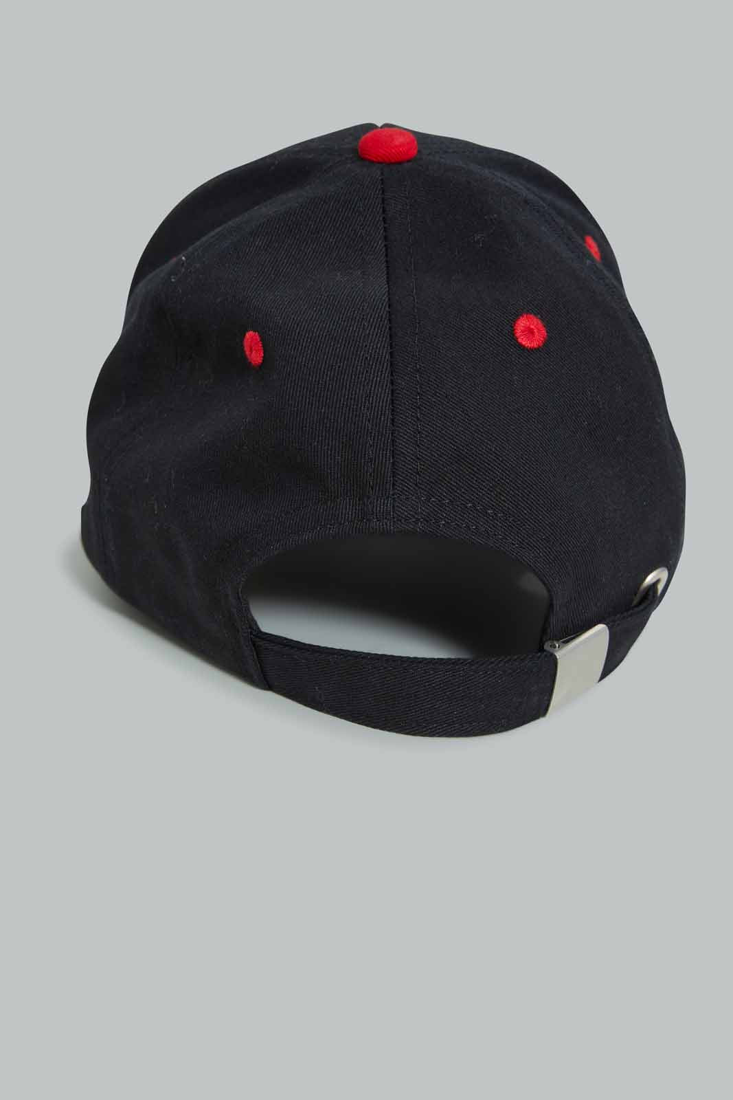 Redtag-Black-Germany-Football-Cap-BOY-Caps-&-Hats,-Category:Caps-&-Hats,-Colour:Black,-Filter:Boys-Accessories,-New-In,-New-In-BOY-ACC,-Non-Sale,-Section:Boys-(0-to-14Yrs),-W22A-Boys-