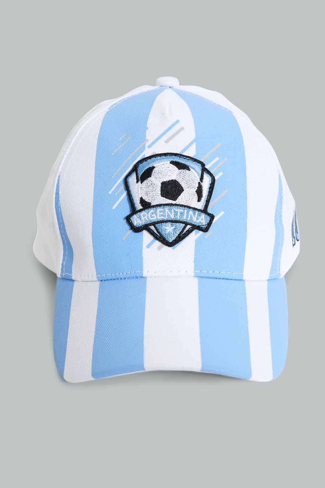 Redtag-Blue-Argentina-Football-Cap-BOY-Caps-&-Hats,-Category:Caps-&-Hats,-Colour:Blue,-Filter:Boys-Accessories,-New-In,-New-In-BOY-ACC,-Non-Sale,-Section:Boys-(0-to-14Yrs),-W22A-Boys-