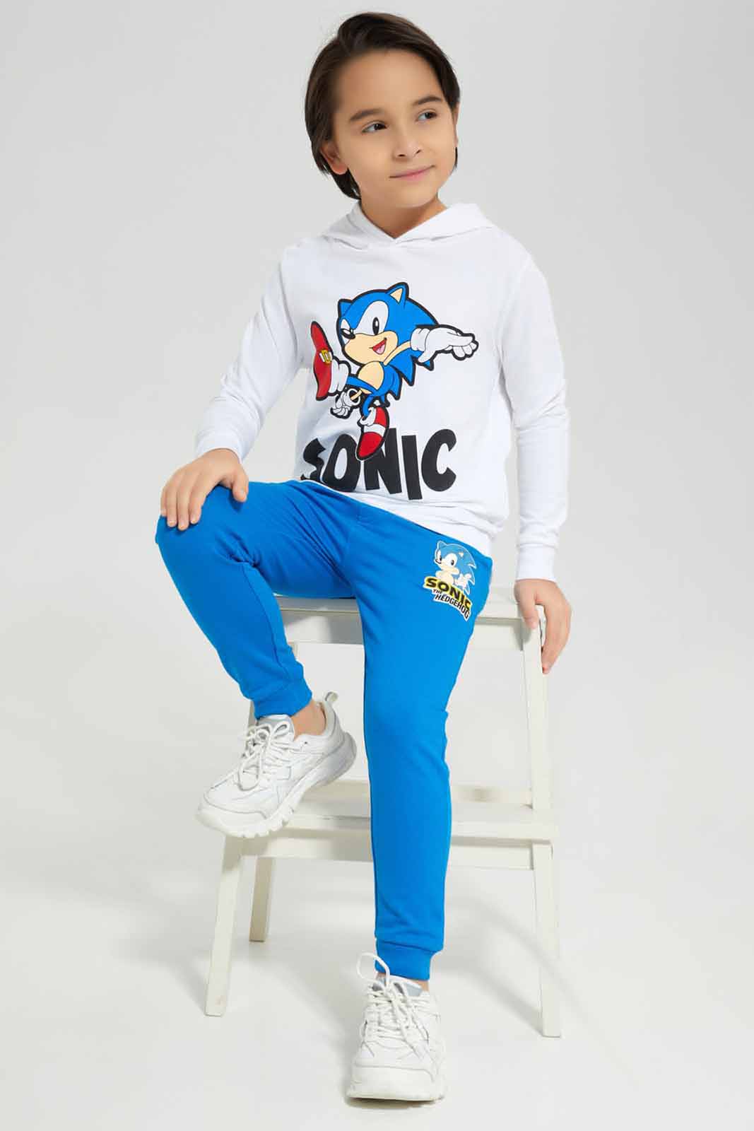 Redtag-White-sonic-hooded-sweatshirt-BOY-Sweatshirts,-Category:Sweatshirts,-CHR,-Colour:White,-Deals:New-In,-Filter:Boys-(2-to-8-Yrs),-New-In-BOY-APL,-Non-Sale,-Section:Boys-(0-to-14Yrs),-TBL,-W22A-Boys-2 to 8 Years
