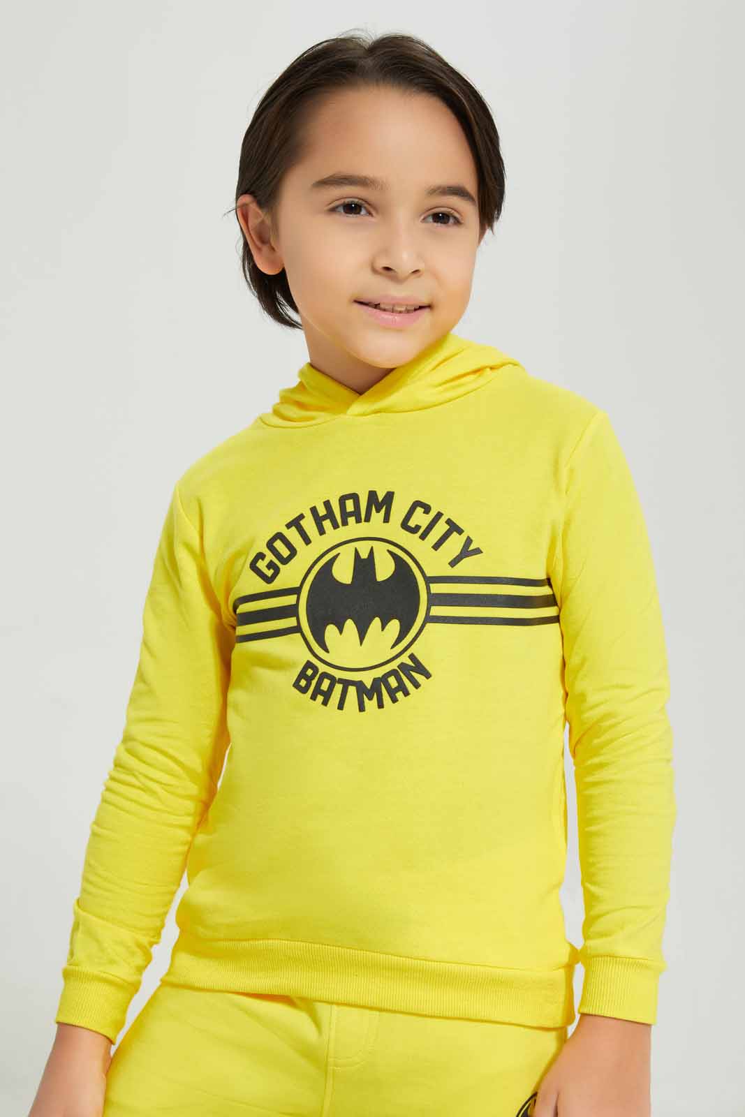 Redtag-Yellow-Batman-Hooded-sweatshirt-BOY-Sweatshirts,-Category:Sweatshirts,-CHR,-Colour:Yellow,-Deals:New-In,-Filter:Boys-(2-to-8-Yrs),-New-In-BOY-APL,-Non-Sale,-Section:Boys-(0-to-14Yrs),-TBL,-W22A-Boys-2 to 8 Years