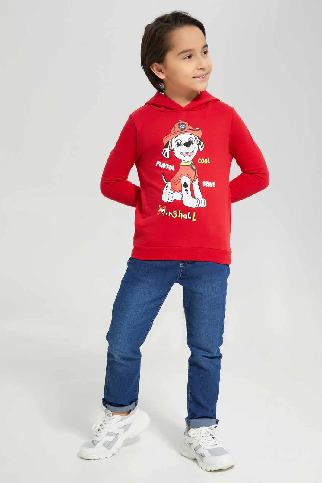 Redtag-Red-paw-patrol-hooded-sweatshirt-BOY-Sweatshirts,-Category:Sweatshirts,-CHR,-Colour:Red,-Deals:New-In,-Filter:Boys-(2-to-8-Yrs),-New-In-BOY-APL,-Non-Sale,-Section:Boys-(0-to-14Yrs),-TBL,-W22A-Boys-2 to 8 Years