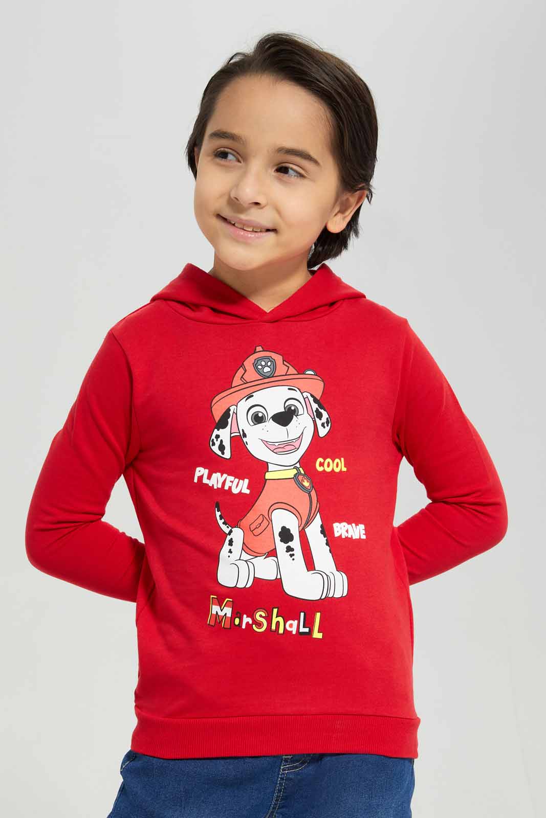 Redtag-Red-paw-patrol-hooded-sweatshirt-BOY-Sweatshirts,-Category:Sweatshirts,-CHR,-Colour:Red,-Deals:New-In,-Filter:Boys-(2-to-8-Yrs),-New-In-BOY-APL,-Non-Sale,-Section:Boys-(0-to-14Yrs),-TBL,-W22A-Boys-2 to 8 Years
