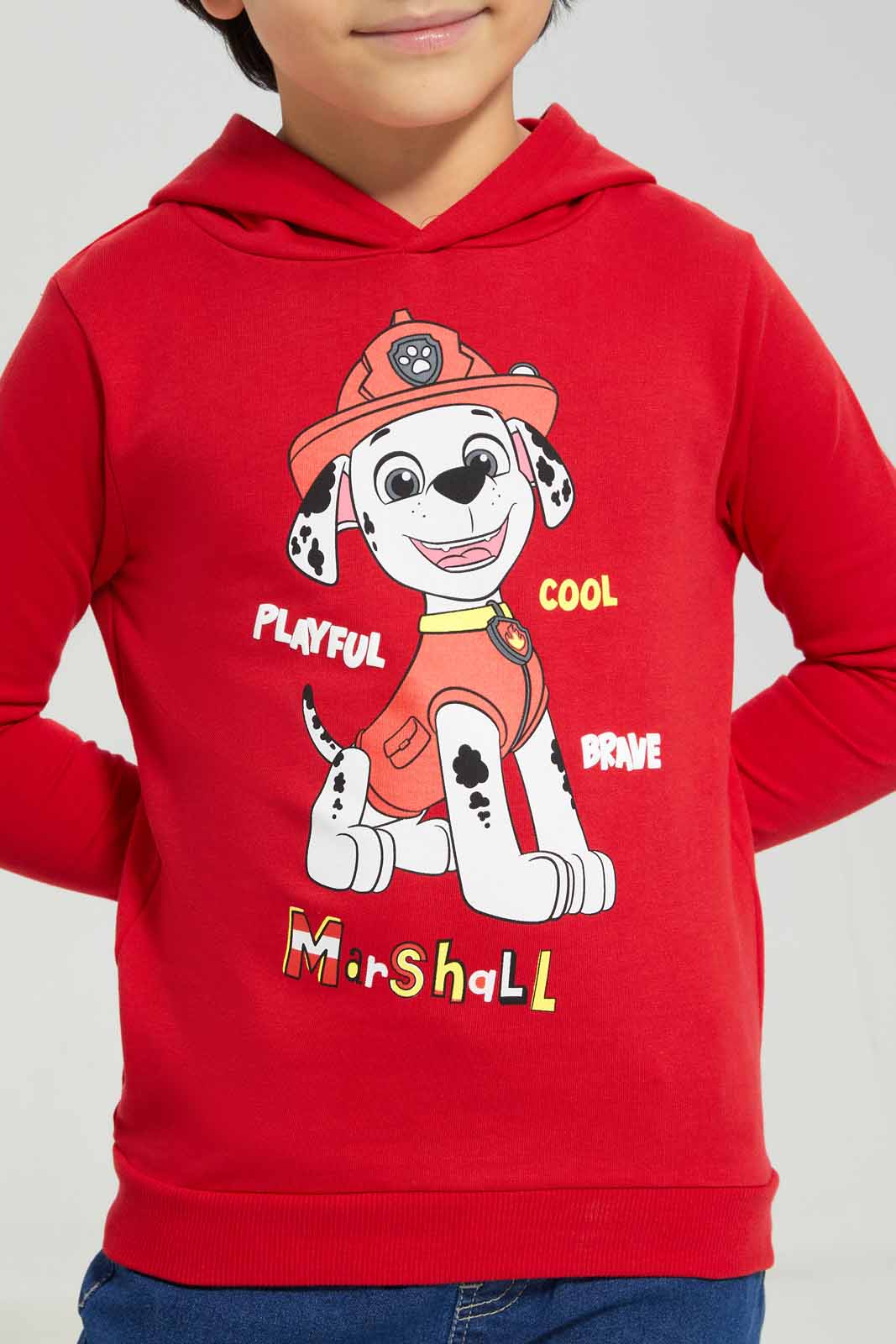 Redtag-Red-paw-patrol-hooded-sweatshirt-BOY-Sweatshirts,-Category:Sweatshirts,-CHR,-Colour:Red,-Deals:New-In,-Filter:Boys-(2-to-8-Yrs),-New-In-BOY-APL,-Non-Sale,-Section:Boys-(0-to-14Yrs),-TBL,-W22A-Boys-2 to 8 Years