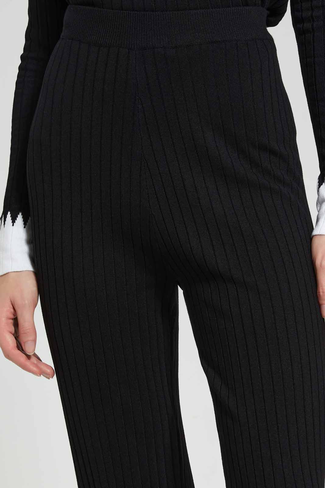 Redtag-White-sweater-Flared-Pants-With-Border-Category:Trousers,-Colour:Black,-Deals:New-In,-Dept:Ladieswear,-Filter:Women's-Clothing,-LDC,-LDC-Trousers,-New-In-LDC-APL,-Non-Sale,-Section:Women,-TBL,-W22B-Women's-