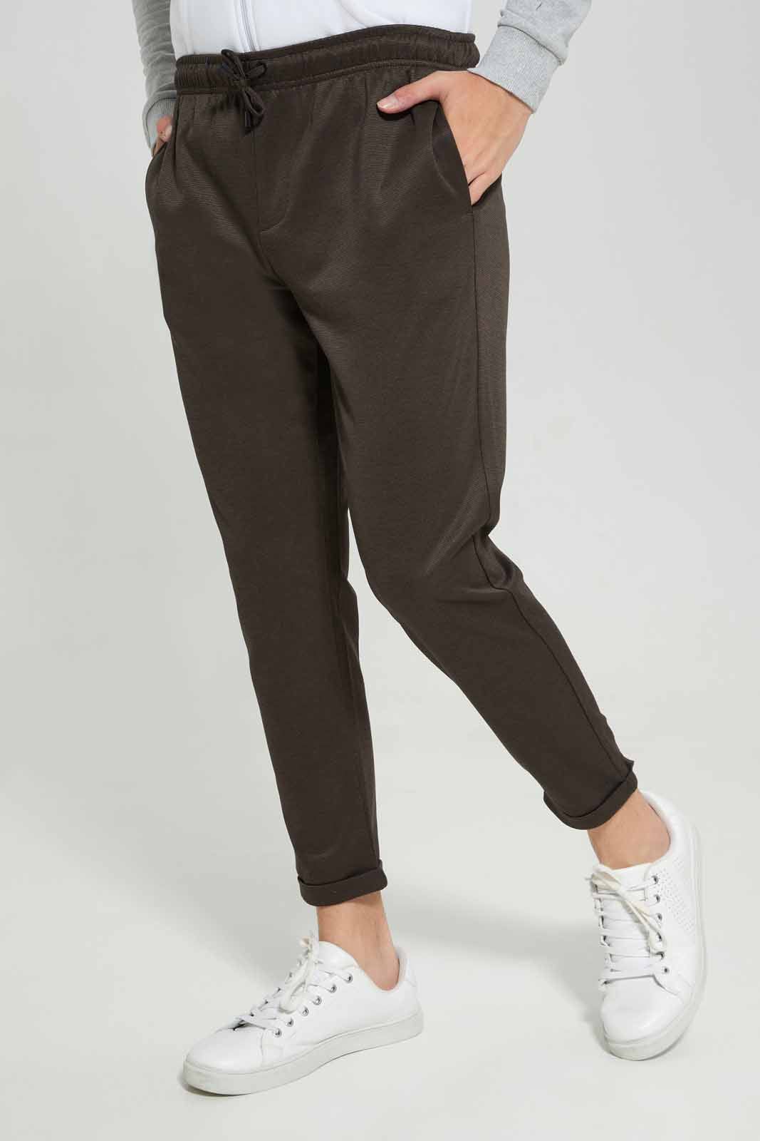 Redtag-Beige-Pull-on-Trousers-Category:Joggers,-Colour:Beige,-Deals:New-In,-Filter:Men's-Clothing,-Men-Joggers,-New-In-Men-APL,-Non-Sale,-Section:Men,-W22A-Men's-
