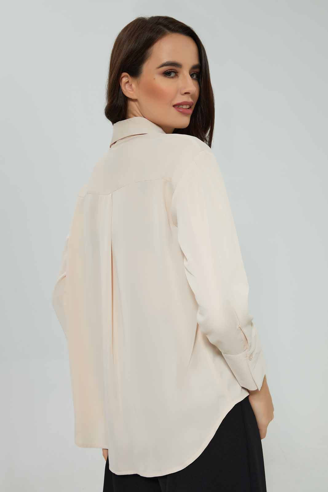Redtag-Cream-Satin-Shirt-Category:Blouses,-Colour:Beige,-Deals:New-In,-Filter:Women's-Clothing,-New-In-Women-APL,-Non-Sale,-Section:Women,-W22A,-Women-Blouses-Women's-