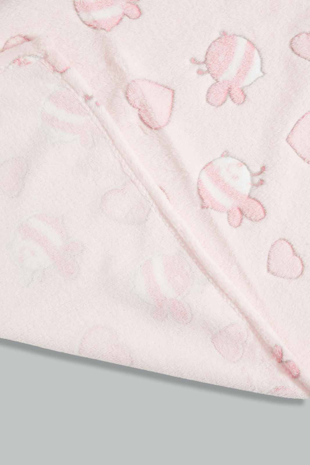 Redtag-Pink-Fox-Fluffy-Blanket-Category:Newborn-Accessories,-Colour:Apricot,-Deals:New-In,-Filter:Baby-(0-to-12-Mths),-NBG-Newborn-Accessories,-New-In-NBG-APL,-Non-Sale,-Section:Girls-(0-to-14Yrs),-W22A-Baby-0 to 12 Months