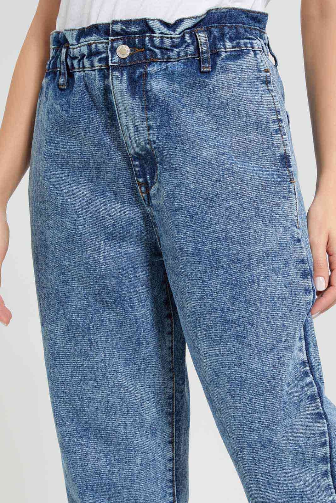 Redtag-Acid-Wash-Baggy-Fit-Jeans-Category:Jeans,-Colour:Indigo,-Deals:New-In,-Filter:Women's-Clothing,-New-In-Women-APL,-Non-Sale,-Section:Women,-TBL,-W22A,-Women-Jeans-Women's-