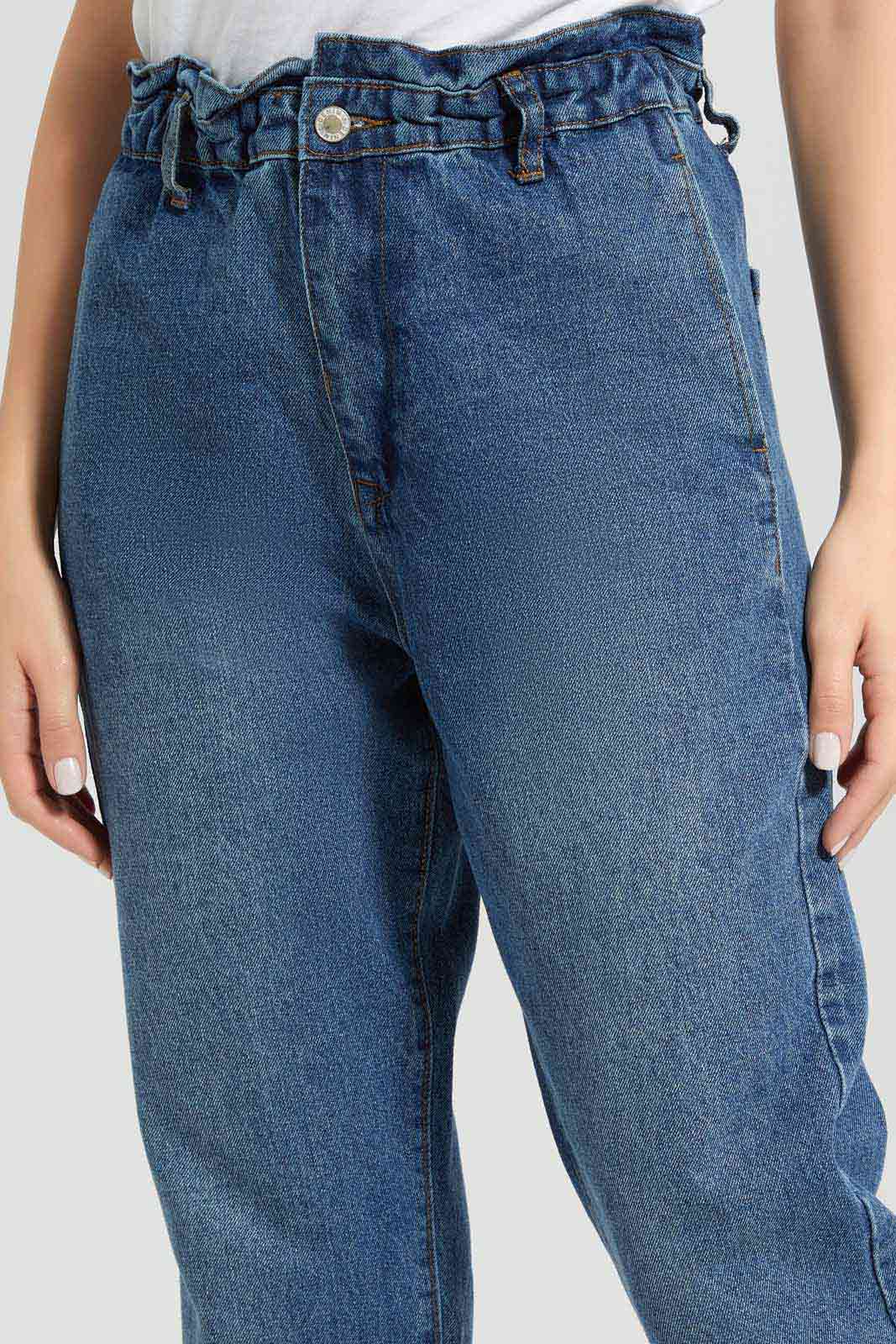 Redtag-Vintage-Wash-Baggy-Fit-Jeans-Category:Jeans,-Colour:Indigo,-Deals:New-In,-Filter:Women's-Clothing,-New-In-Women-APL,-Non-Sale,-Section:Women,-TBL,-W22A,-Women-Jeans-Women's-