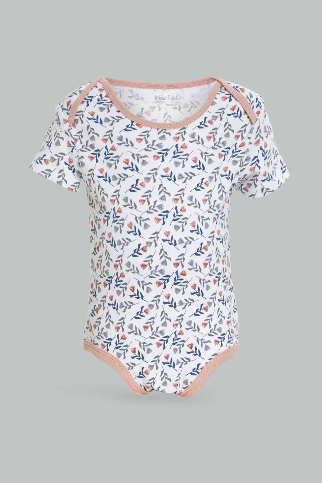 Redtag-CRINKLE-3PC-SET-PINK-Category:Gift-Sets,-Colour:Apricot,-Deals:New-In,-Dept:New-Born,-Filter:Baby-(0-to-12-Mths),-NBG-Gift-Sets,-New-In-NBG-APL,-Non-Sale,-Section:Girls-(0-to-14Yrs),-W22B-Baby-0 to 12 Months