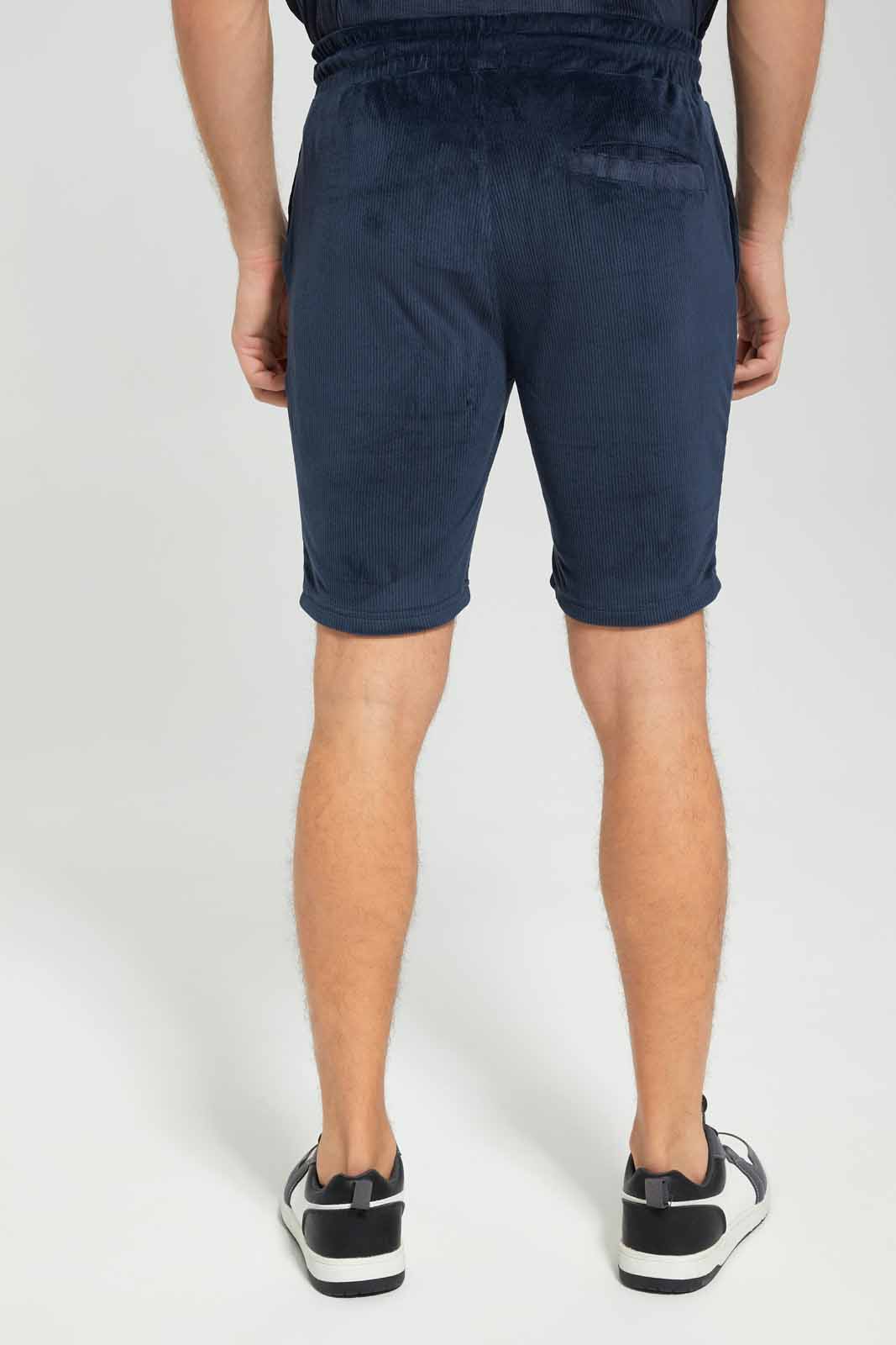 Redtag-Nevy-Relax-Fit-Shorts-Category:Joggers,-Colour:Navy,-Deals:New-In,-Filter:Men's-Clothing,-Men-Joggers,-Men-Loungewear-Pants,-New-In-Men-APL,-Non-Sale,-Section:Men,-W22B--