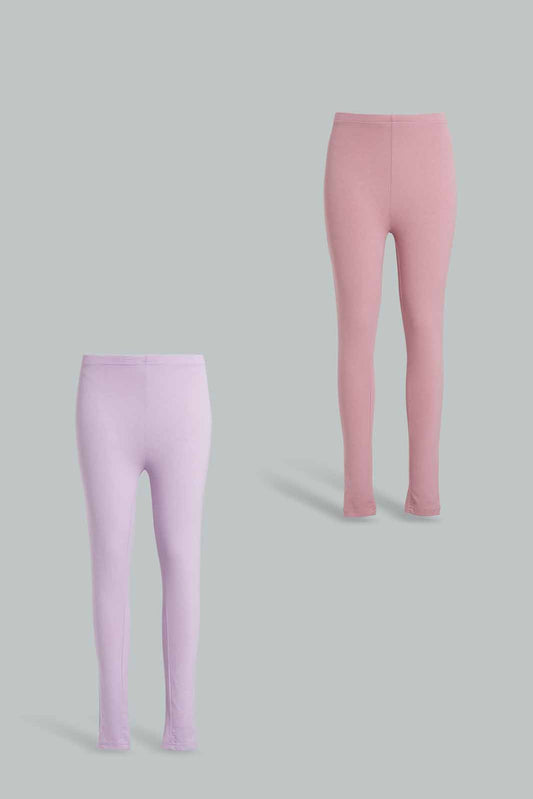 Redtag-Assorted-Ladies-2-Pack-Legging-Category:Jeggings,-Colour:Assorted,-Deals:New-In,-Filter:Women's-Clothing,-New-In-Women-APL,-Non-Sale,-Section:Women,-W22O,-Women-Jeggings-Women's-
