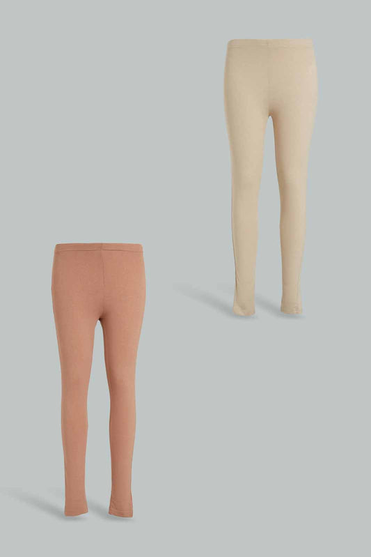 Redtag-Assorted-Ladies-2-Pack-Legging-Category:Jeggings,-Colour:Assorted,-Deals:New-In,-Filter:Women's-Clothing,-New-In-Women-APL,-Non-Sale,-Section:Women,-W22O,-Women-Jeggings-Women's-