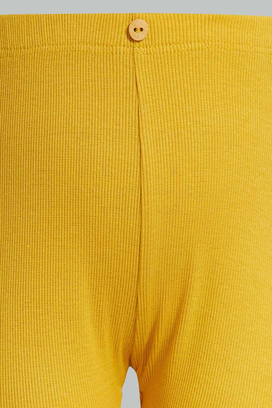 Redtag-Mustard-Solid-Rib-Leggings-Category:Leggings,-Colour:Mustard,-Deals:New-In,-Filter:Infant-Girls-(3-to-24-Mths),-ING-Leggings,-New-In-ING-APL,-Non-Sale,-Section:Girls-(0-to-14Yrs),-W22A-Infant-Girls-3 to 24 Months