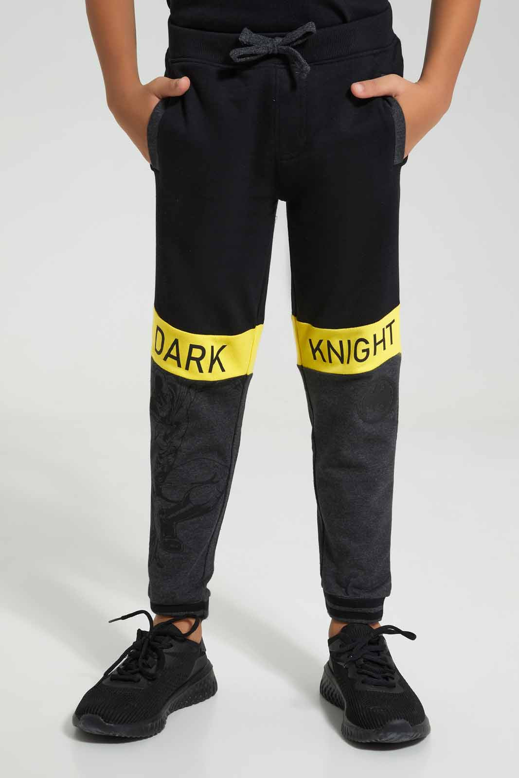 Redtag-Black-Batman-Fashioin-Jog-Pant-BOY-Joggers,-Category:Joggers,-CHR,-Colour:Black,-Deals:New-In,-Filter:Boys-(2-to-8-Yrs),-New-In-BOY-APL,-Non-Sale,-Section:Boys-(0-to-14Yrs),-TBL,-W22A-Boys-2 to 8 Years