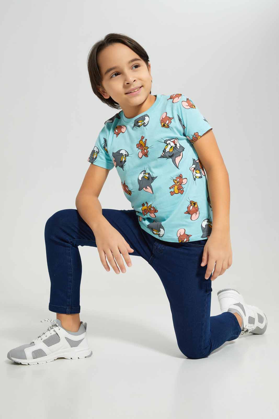 Redtag-Blue-Tom-And-Jerry-AOP-Short-Sleeve-T-Shirt-BOY-T-Shirts,-Category:T-Shirts,-CHR,-Colour:Blue,-Deals:New-In,-Filter:Boys-(2-to-8-Yrs),-New-In-BOY-APL,-Non-Sale,-Section:Boys-(0-to-14Yrs),-TBL,-W22A-Boys-2 to 8 Years