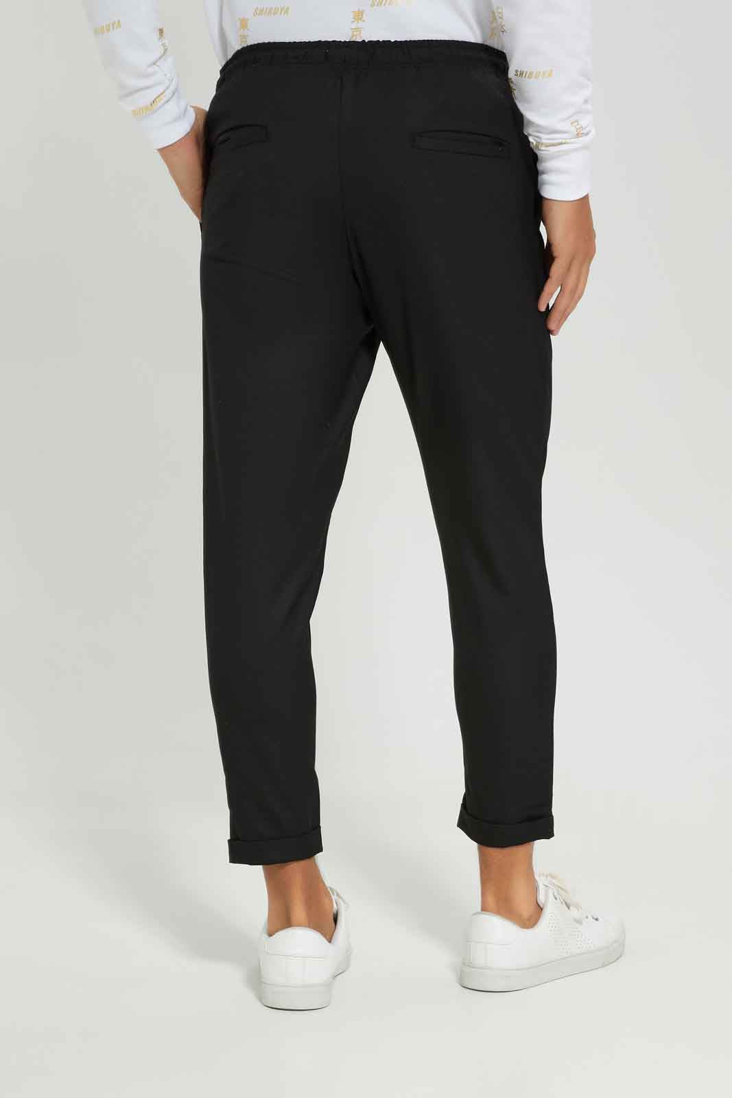 Redtag-Black-Pull-On-Trousers-CAPSULE-BUY,-Category:Trousers,-Colour:Black,-Deals:New-In,-Dept:Menswear,-Filter:Men's-Clothing,-Men-Trousers,-New-In-Men-APL,-Non-Sale,-Section:Men,-W22A-Men's-