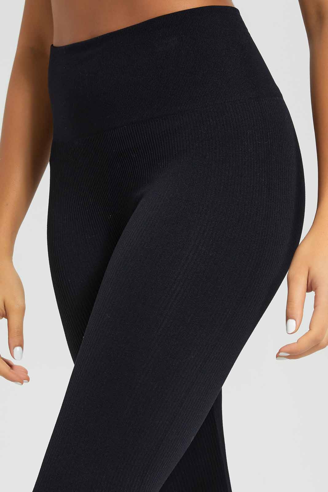 Redtag-Black-Seamless-Pant-Category:Joggers,-Colour:Black,-Deals:New-In,-Filter:Women's-Clothing,-New-In-Women-APL,-Non-Sale,-Section:Women,-W22A,-Women-Joggers-Women's-