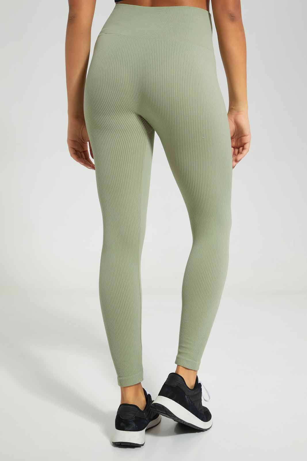 Redtag-Olive-Seamless-Pant-Category:Joggers,-Colour:Olive,-Deals:New-In,-Filter:Women's-Clothing,-New-In-Women-APL,-Non-Sale,-Section:Women,-W22A,-Women-Joggers-Women's-