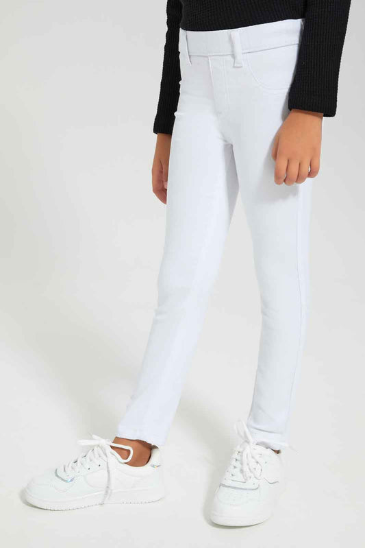 Redtag-White-Jeggings-Category:Jeans,-Colour:White,-Deals:New-In,-Filter:Girls-(2-to-8-Yrs),-GIR-Jeans,-New-In-GIR-APL,-Non-Sale,-Section:Girls-(0-to-14Yrs),-W22A-Girls-2 to 8 Years
