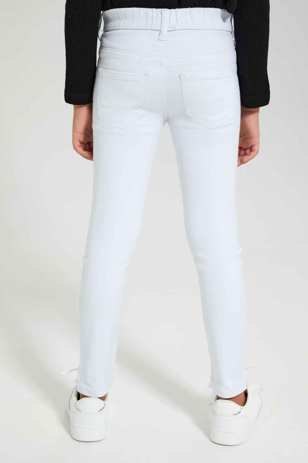 Redtag-White-Jeggings-Category:Jeans,-Colour:White,-Deals:New-In,-Filter:Girls-(2-to-8-Yrs),-GIR-Jeans,-New-In-GIR-APL,-Non-Sale,-Section:Girls-(0-to-14Yrs),-W22A-Girls-2 to 8 Years