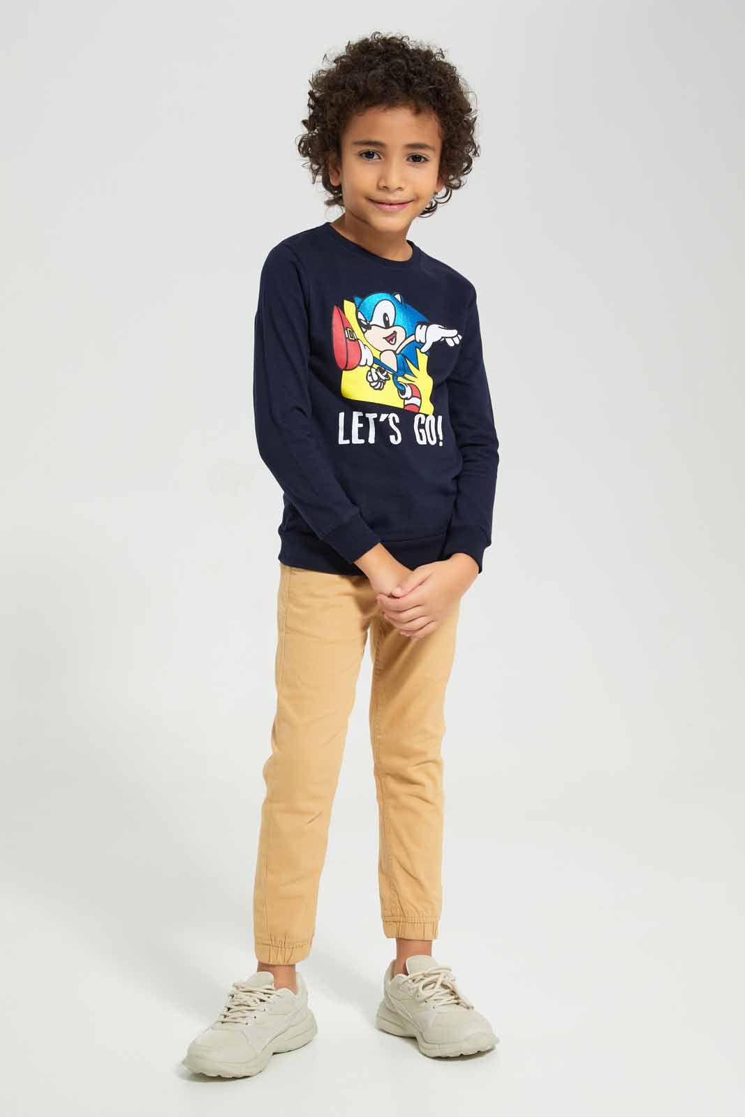 Redtag-Blue-Sonic-Crew-Neck-Sweatshirt-BOY-Sweatshirts,-Category:Sweatshirts,-CHR,-Colour:Blue,-Deals:New-In,-Filter:Boys-(2-to-8-Yrs),-New-In-BOY-APL,-Non-Sale,-Section:Boys-(0-to-14Yrs),-TBL,-W22B-Boys-2 to 8 Years