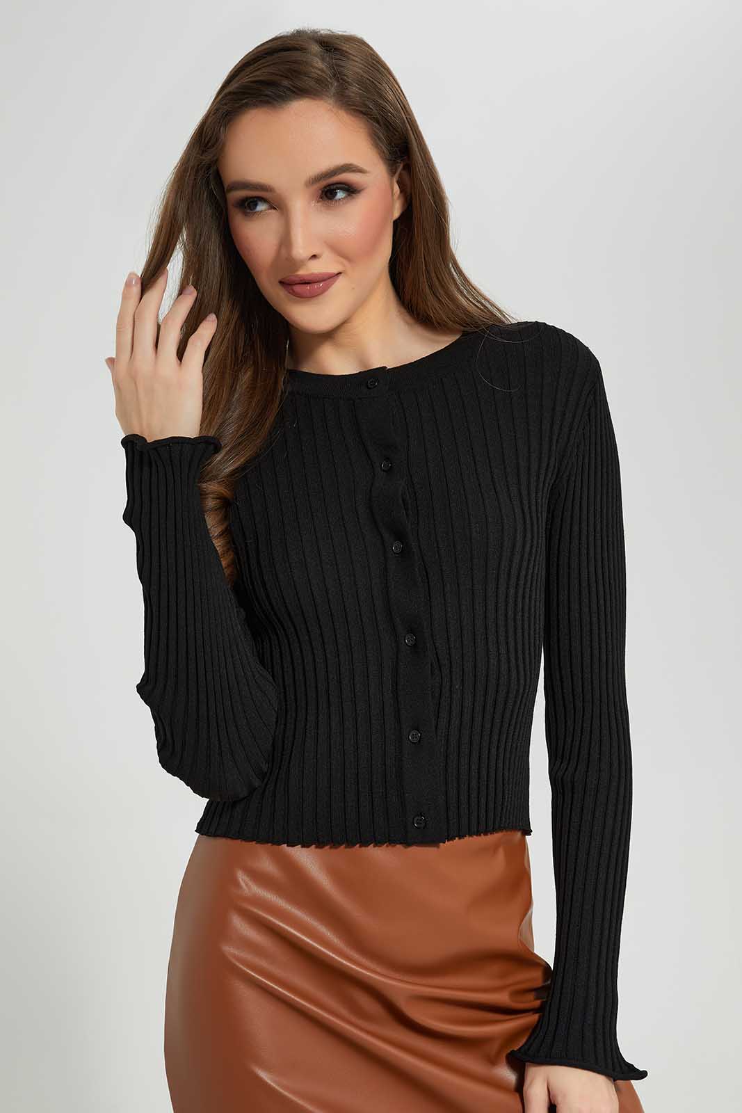 Redtag-Black-Cardigan-Category:Cardigans,-Colour:Black,-Deals:New-In,-Dept:Ladieswear,-Filter:Women's-Clothing,-LDC,-LDC-Cardigans,-New-In-LDC-APL,-Non-Sale,-Section:Women,-W22B-Women's-