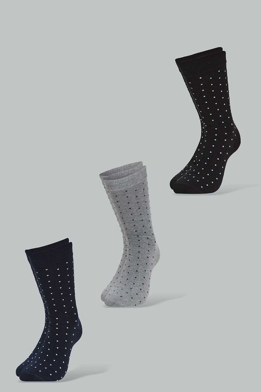 Redtag-Assorted-Pack-of-3-Formal-Socks-365,-Category:Socks,-Colour:Assorted,-Deals:New-In,-Filter:Men's-Clothing,-Men-Socks,-New-In-Men-APL,-Non-Sale,-Section:Men-Men's-