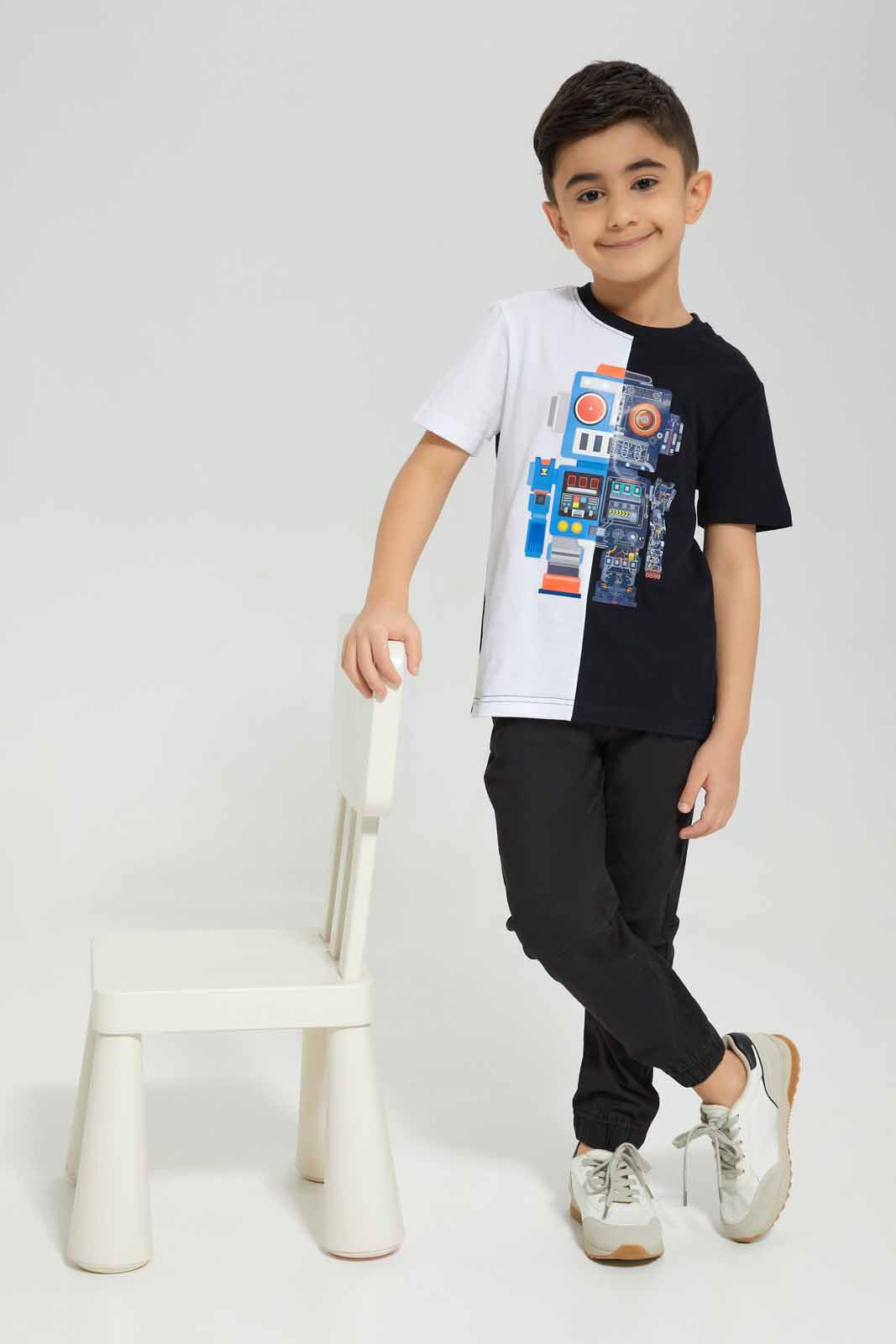 Redtag-Black-Twill-Stretch-Jogger-BOY-Trousers,-BTS,-Category:Trousers,-Colour:Black,-Deals:New-In,-Filter:Boys-(2-to-8-Yrs),-New-In-BOY-APL,-Non-Sale,-Section:Boys-(0-to-14Yrs),-TBL,-W22B-Boys-2 to 8 Years
