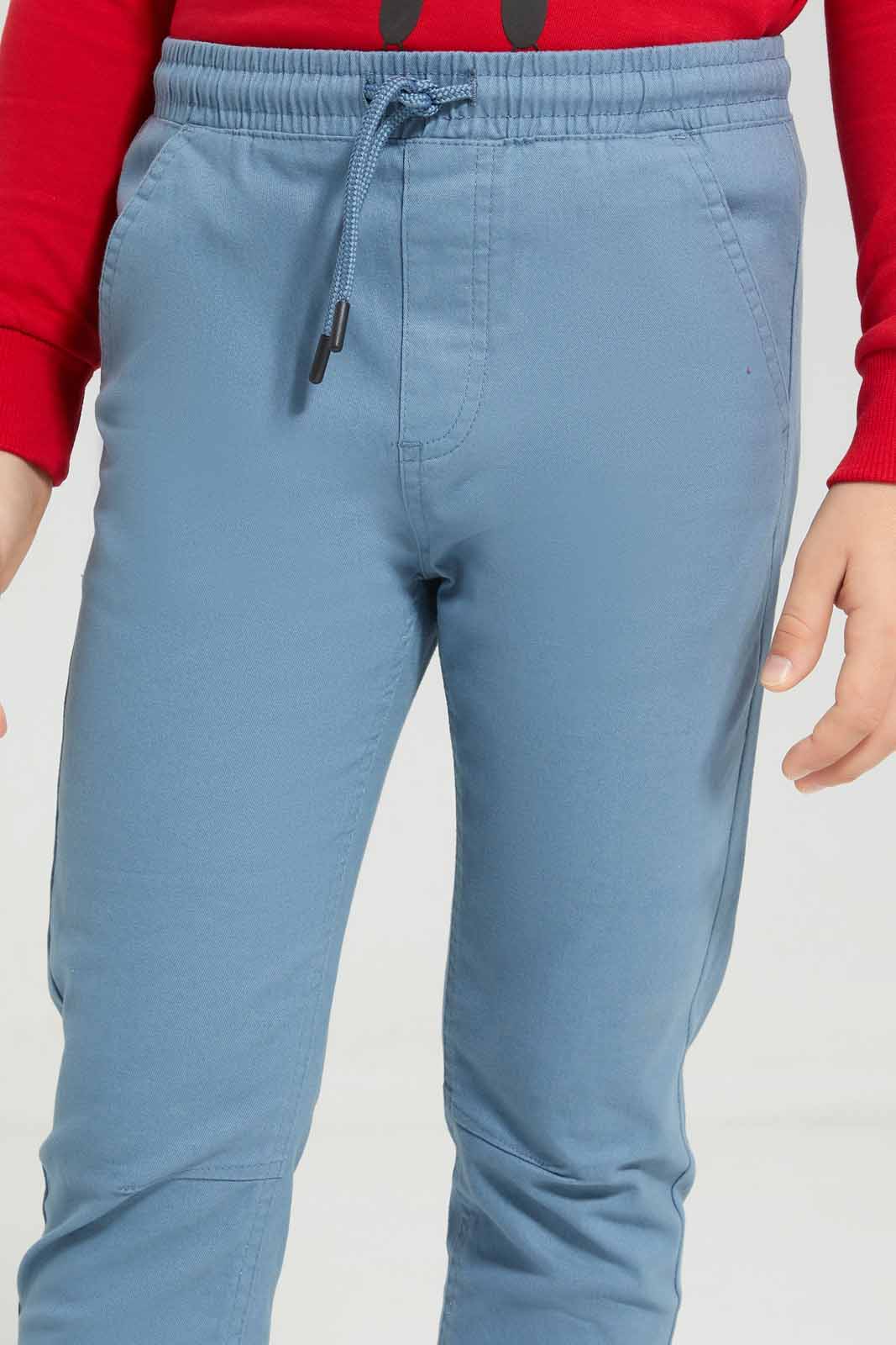 Redtag-Blue-Twill-Stretch-Jogger-BOY-Trousers,-Category:Trousers,-Colour:Blue,-Deals:New-In,-Filter:Boys-(2-to-8-Yrs),-New-In-BOY-APL,-Non-Sale,-Section:Boys-(0-to-14Yrs),-TBL,-W22B-Boys-2 to 8 Years
