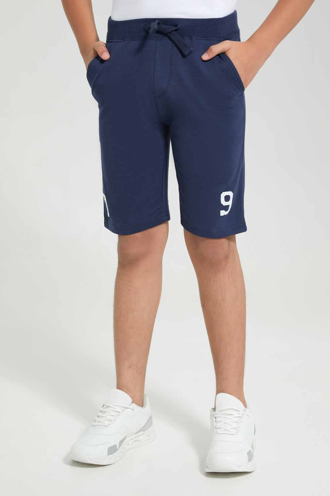 Redtag-Navy-England-World-Cup-Active-Shorts-BSR-Shorts,-Category:Shorts,-Colour:Navy,-Deals:New-In,-Filter:Senior-Boys-(8-to-14-Yrs),-New-In-BSR-APL,-Non-Sale,-Section:Boys-(0-to-14Yrs),-W22A-Senior-Boys-