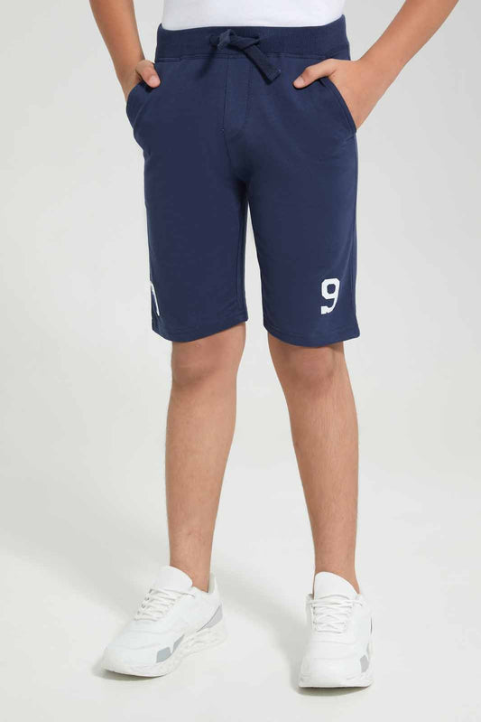 Redtag-Navy-England-World-Cup-Active-Shorts-BSR-Shorts,-Category:Shorts,-Colour:Navy,-Deals:New-In,-Filter:Senior-Boys-(8-to-14-Yrs),-New-In-BSR-APL,-Non-Sale,-Section:Boys-(0-to-14Yrs),-W22A-Senior-Boys-