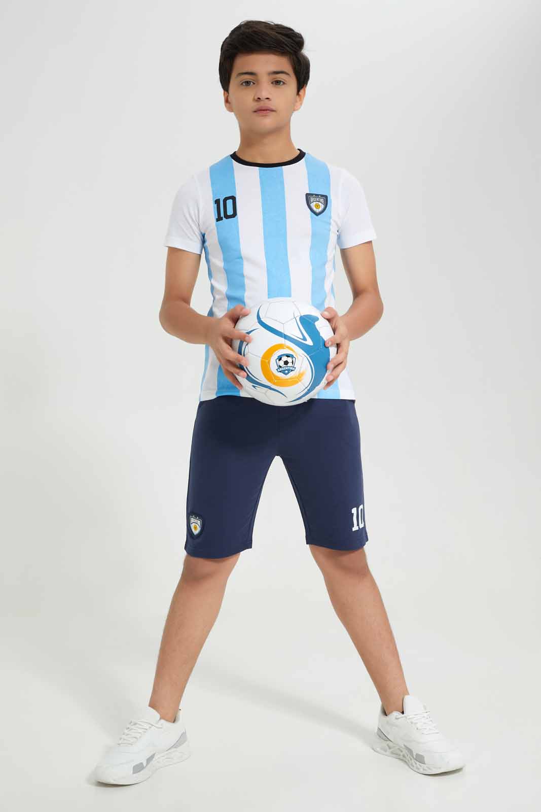 Redtag-Navy-Argentina-World-Cup-Active-Shorts-BSR-Shorts,-Category:Shorts,-Colour:Navy,-Deals:New-In,-Filter:Senior-Boys-(8-to-14-Yrs),-New-In-BSR-APL,-Non-Sale,-Section:Boys-(0-to-14Yrs),-W22A-Senior-Boys-