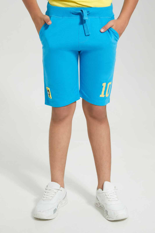 Redtag-Blue-Brazil-World-Cup-Active-Shorts-BSR-Shorts,-Category:Shorts,-Colour:Blue,-Deals:New-In,-Filter:Senior-Boys-(8-to-14-Yrs),-New-In-BSR-APL,-Non-Sale,-Section:Boys-(0-to-14Yrs),-W22A-Senior-Boys-