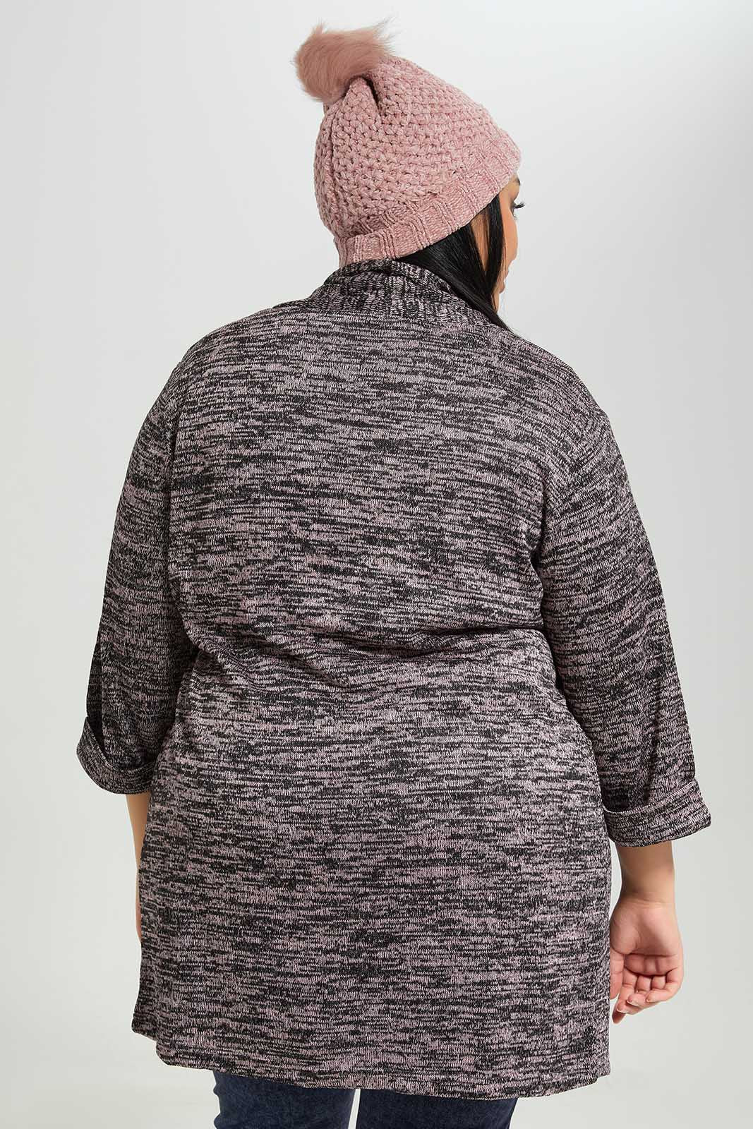 Redtag-3/4-Sleeve-Long-Cardigan-with-Pockets-Category:Jackets,-Colour:Assorted,-Deals:New-In,-Filter:Plus-Size,-LDP-Jackets,-New-In-LDP-APL,-Non-Sale,-Section:Women,-W22B-Women's-