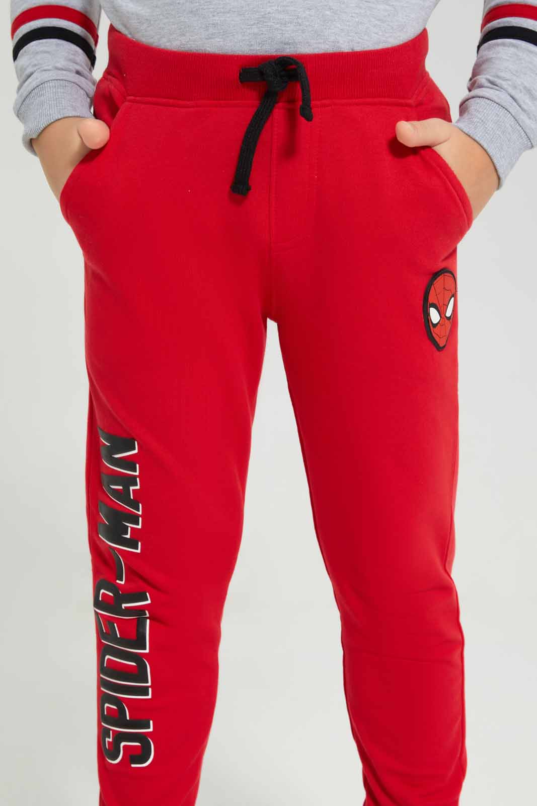 Redtag-Red-Shiperman-Jog-Pant-BOY-Joggers,-Category:Joggers,-CHR,-Colour:Red,-Deals:New-In,-Filter:Boys-(2-to-8-Yrs),-New-In-BOY-APL,-Non-Sale,-Section:Boys-(0-to-14Yrs),-TBL,-W22B-Boys-2 to 8 Years
