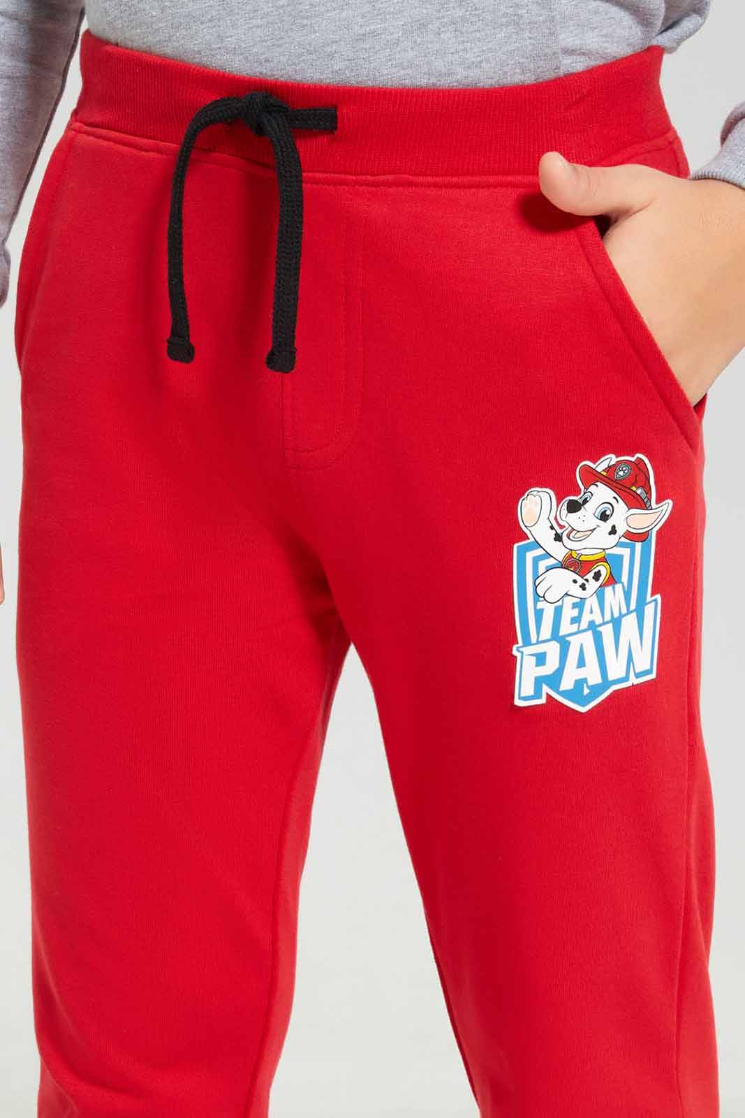 Redtag-Red-Paw-Patrol-Jog-pant-BOY-Joggers,-Category:Joggers,-CHR,-Colour:Red,-Deals:New-In,-Filter:Boys-(2-to-8-Yrs),-New-In-BOY-APL,-Non-Sale,-Section:Boys-(0-to-14Yrs),-TBL,-W22B-Boys-2 to 8 Years