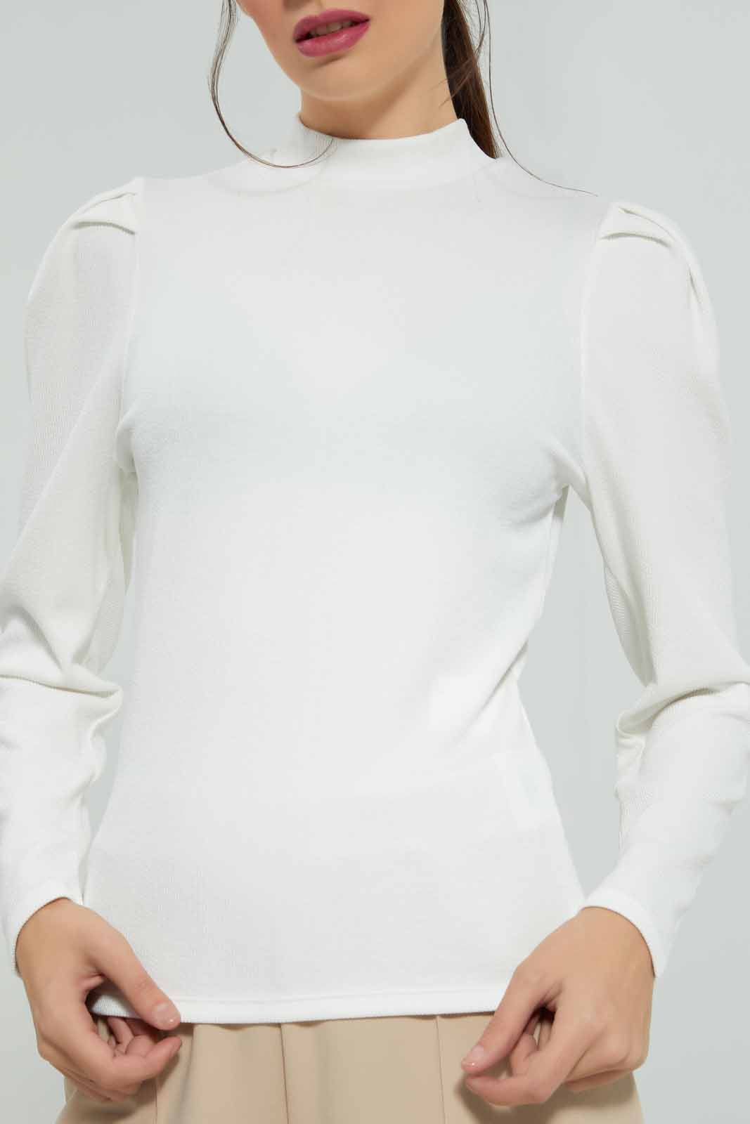 Redtag-White-Ribbed-Jersey-Top-Category:Tops,-Colour:White,-Deals:New-In,-Filter:Women's-Clothing,-New-In-Women-APL,-Non-Sale,-Section:Women,-W22A,-Women-Tops-Women's-